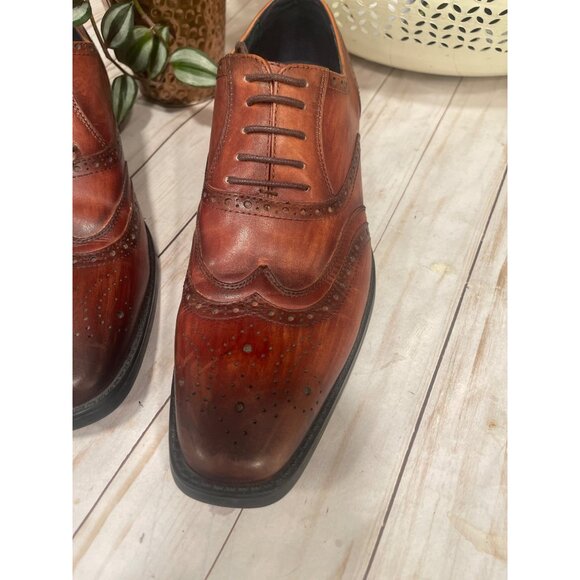 Jump New York Leather Oxford Wingtip Sz 10 main image 6
